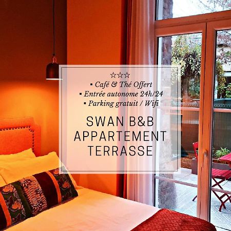 Appartement Terrasse Swan B&B Caudebec-les-Elbeuf Extérieur photo